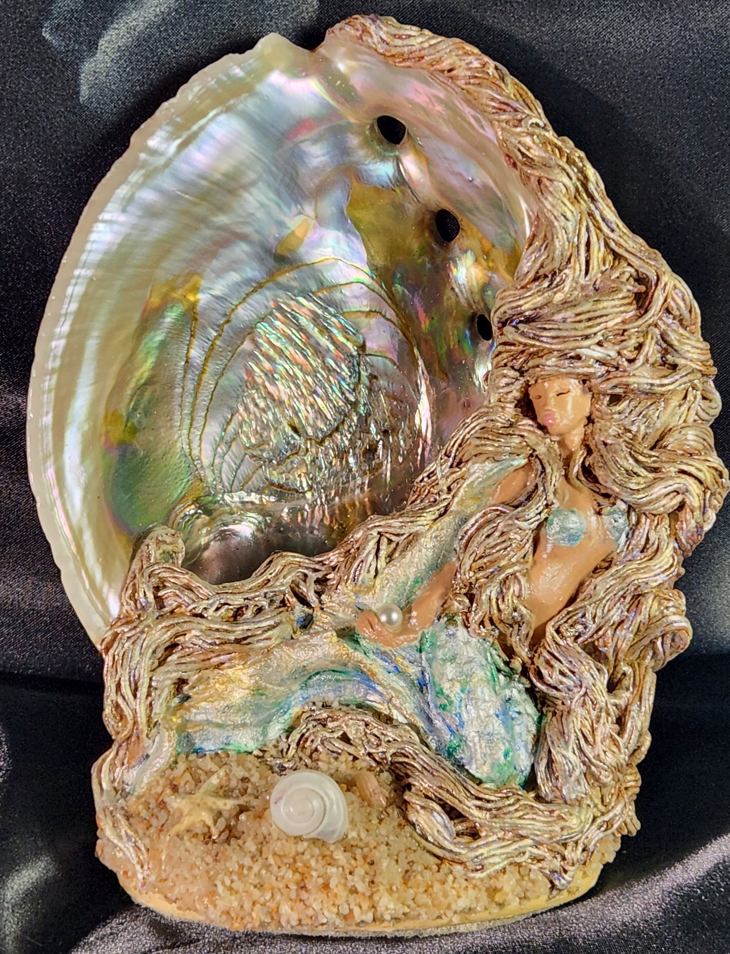 Mermaid on Abalone Shell