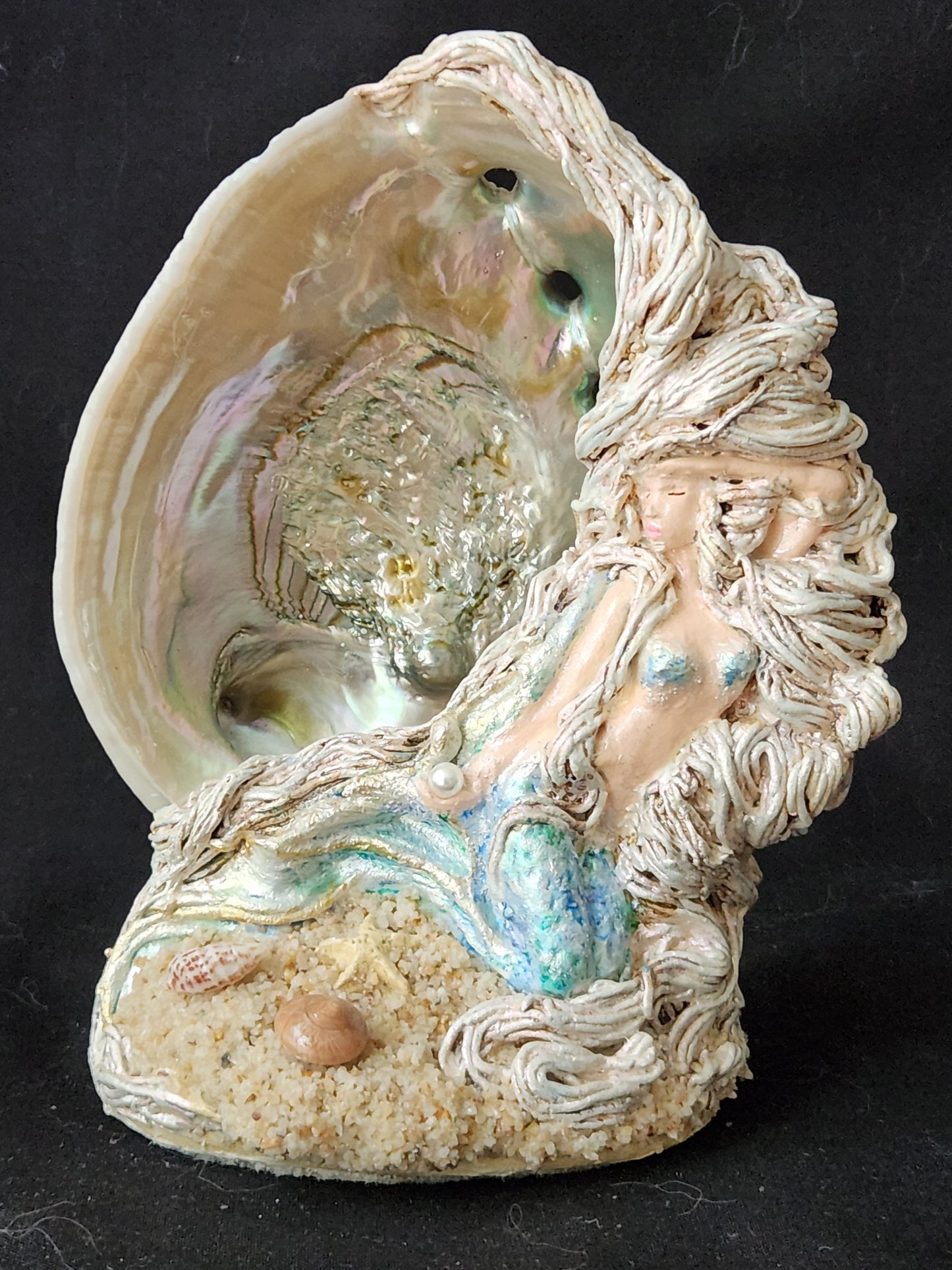 Mermaid on Abalone Shell