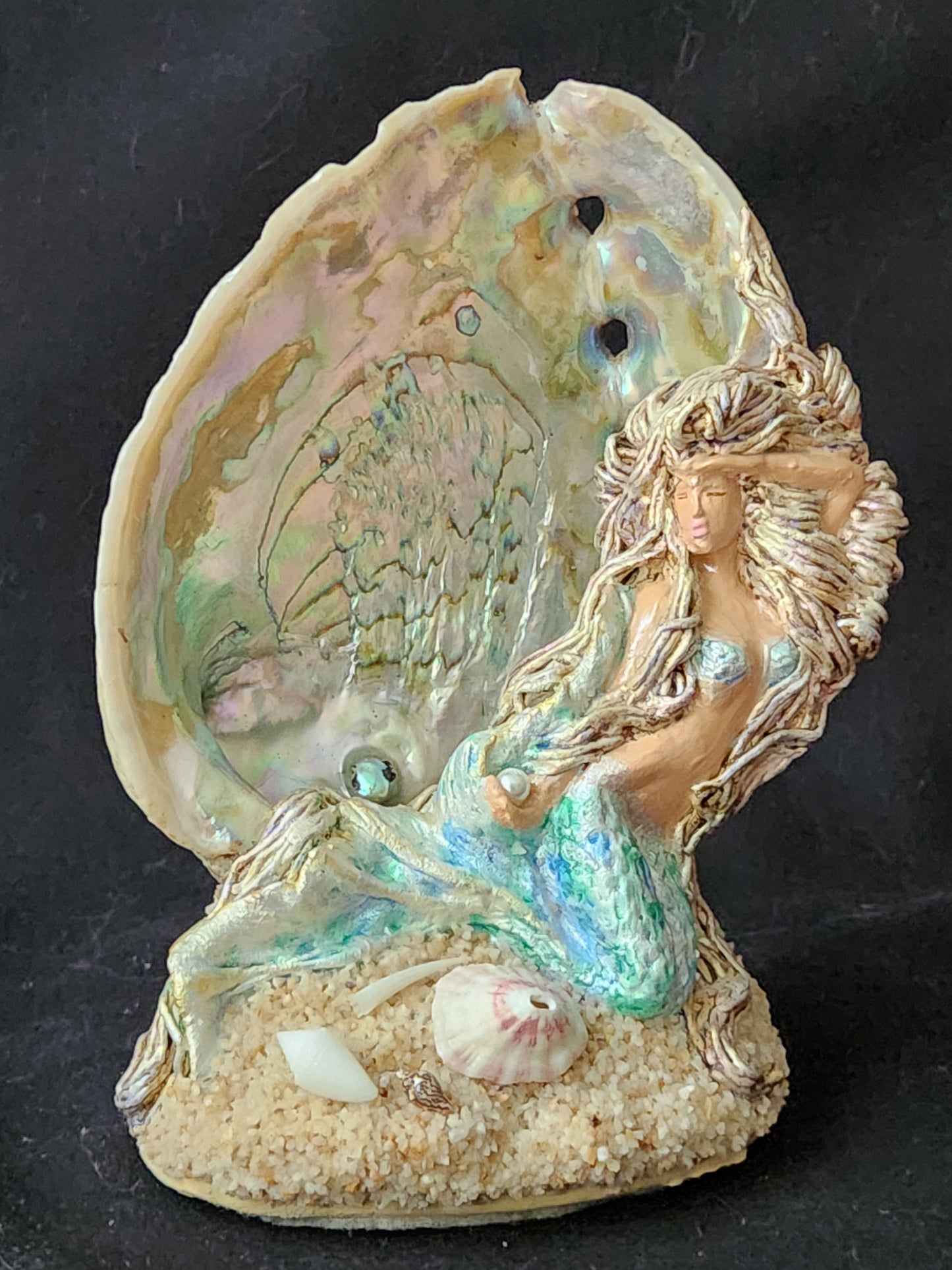 Mermaid on Abalone Shell