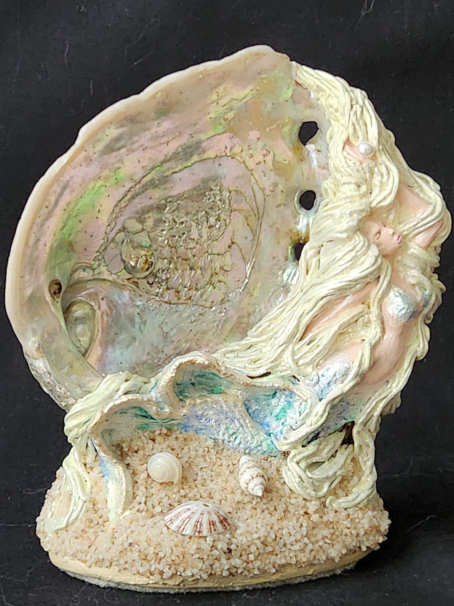 Mermaid on Abalone Shell