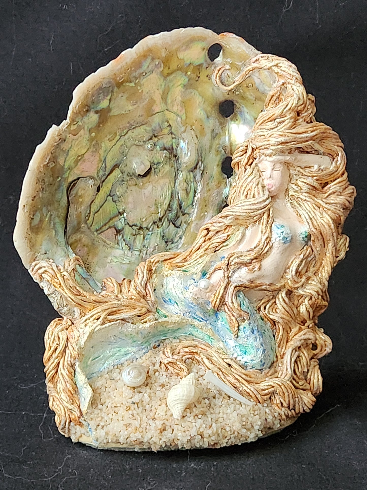 Mermaid on Abalone Shell