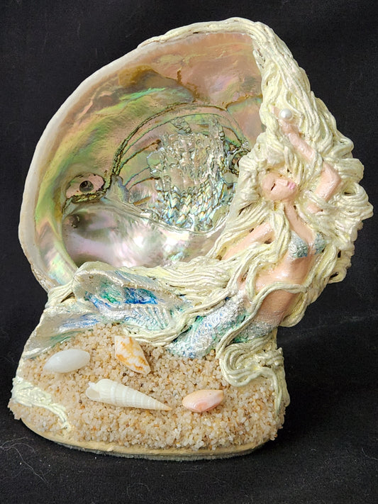 Mermaid on Abalone Shell