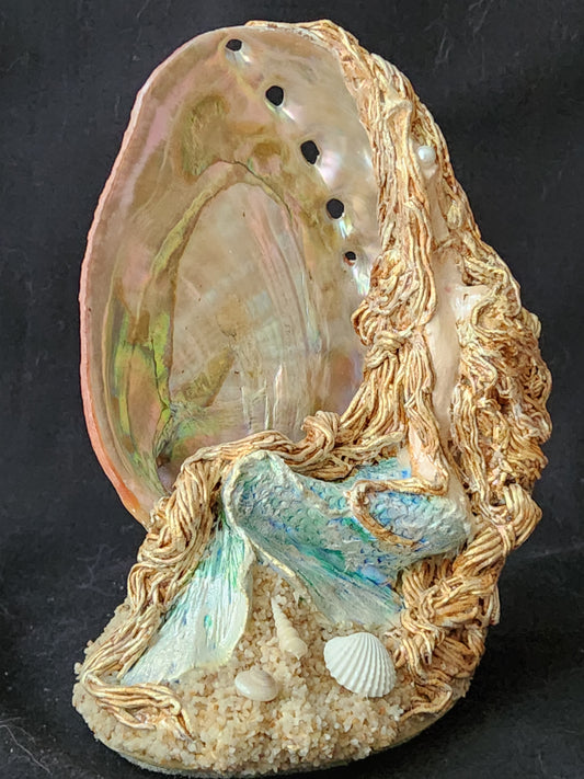 Mermaid on Abalone Shell