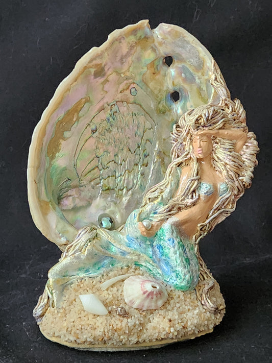 Mermaid on Abalone Shell
