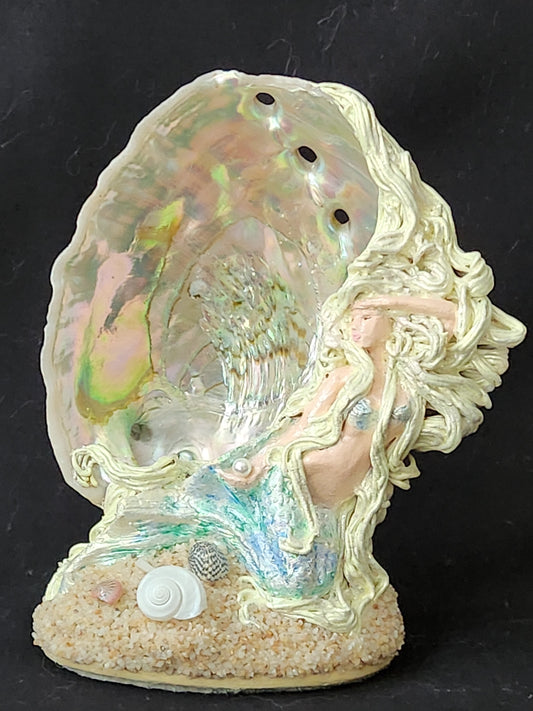 Mermaid on Abalone Shell