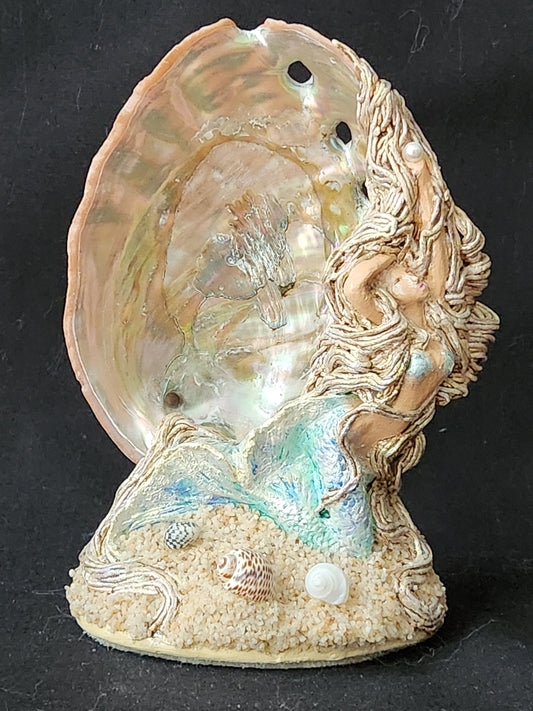 Mermaid on Abalone Shell